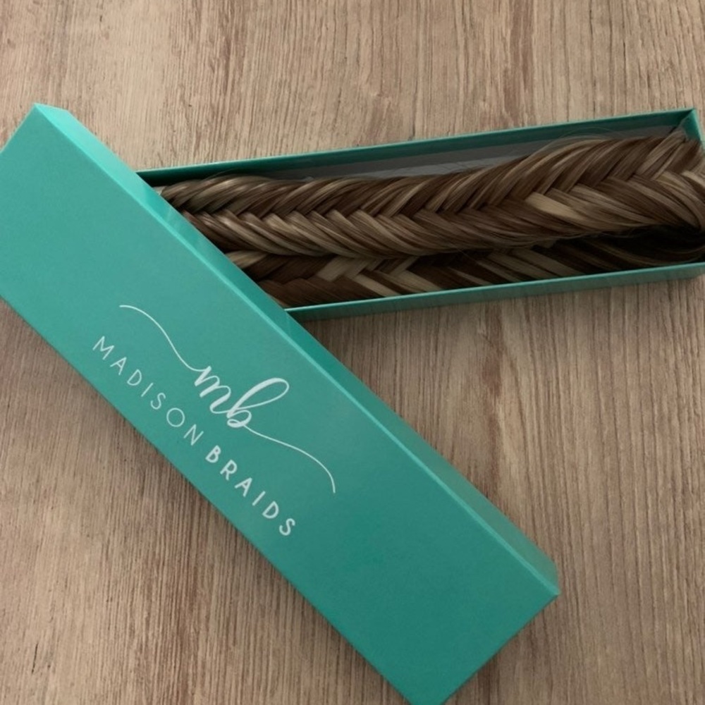 Madison braid highlighted fishtail headband